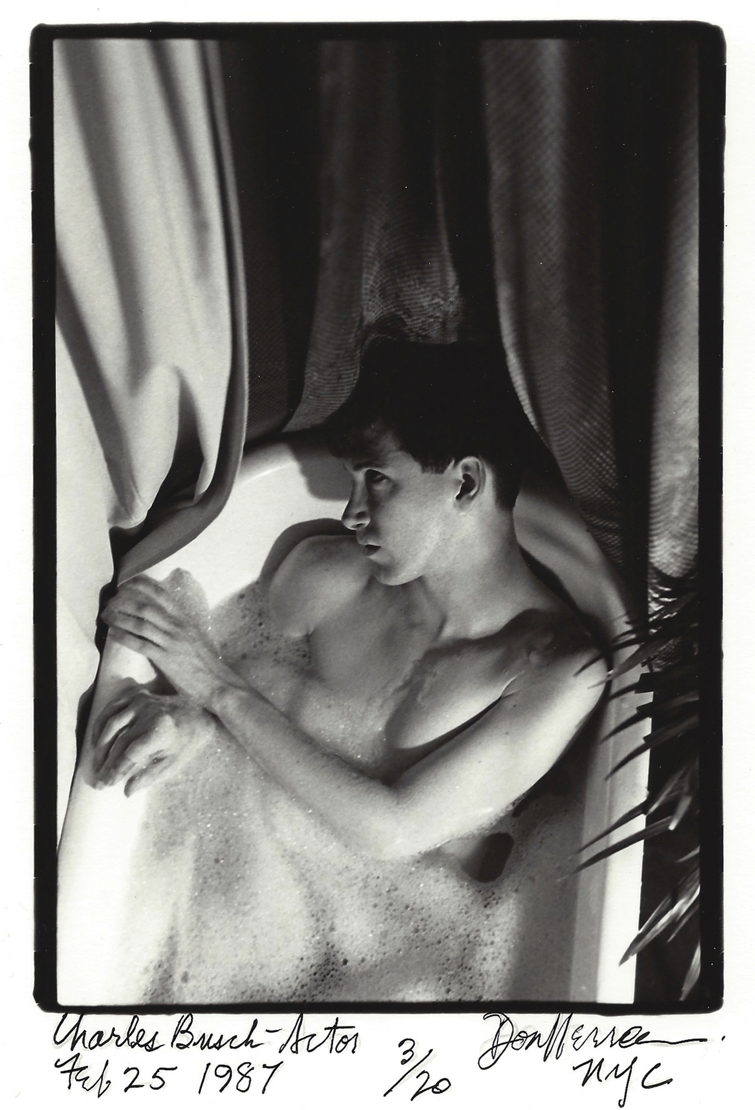 Charles Busch bathtub 1987